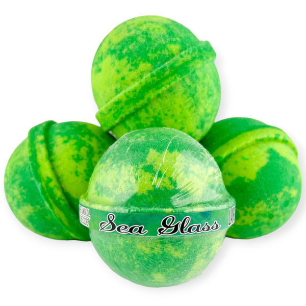 sea glass large bath bomb