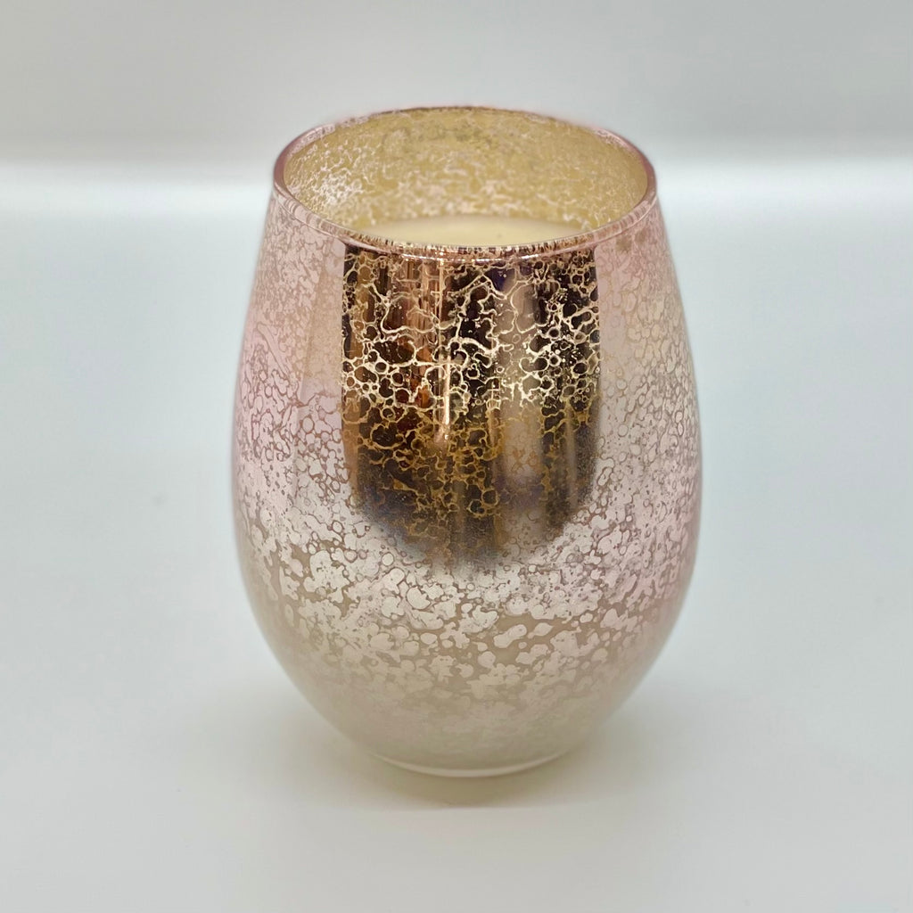 Bergamot + Amber - Rose Gold Candle