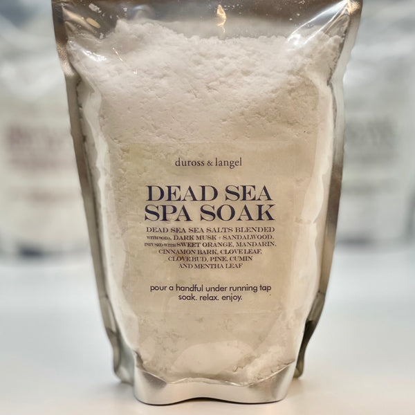 fizzy spa soak with dead sea salts