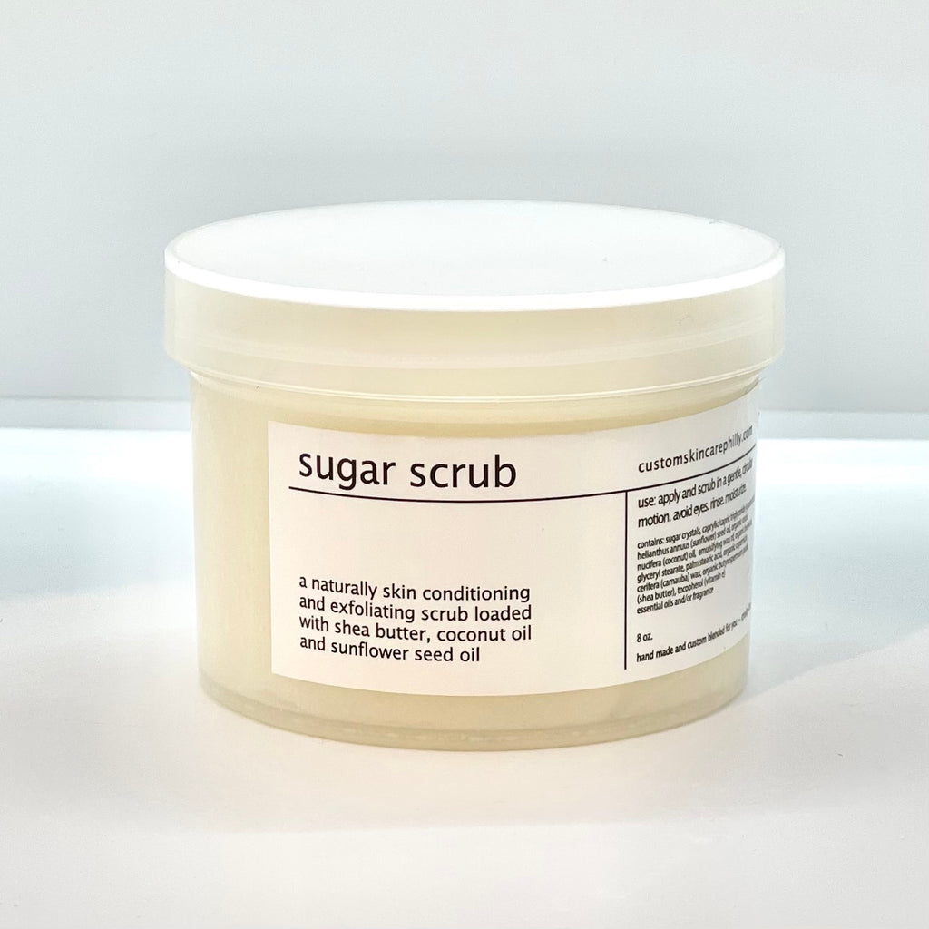 custom sugar scrub