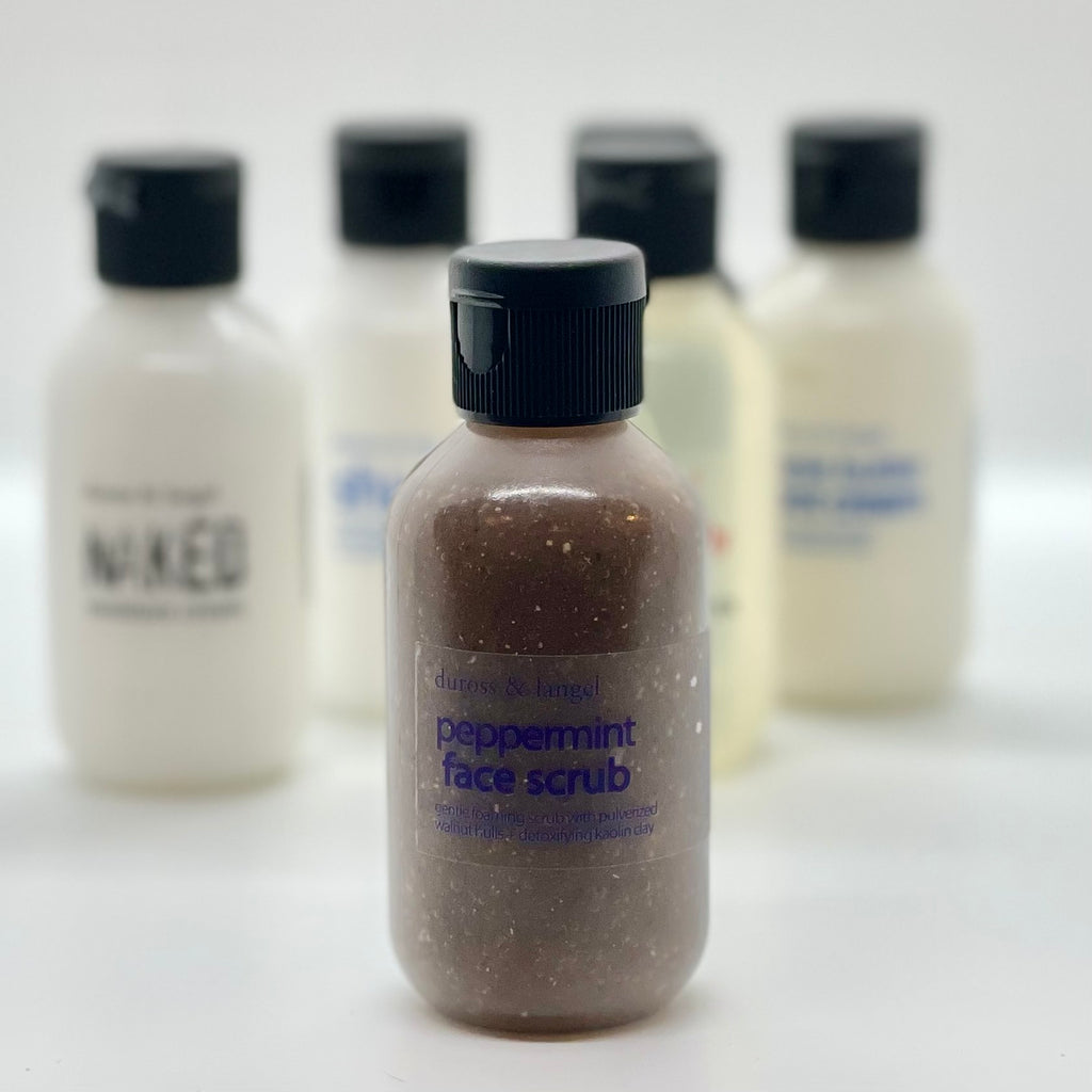 peppermint face + body scrub - 2.5 ounce