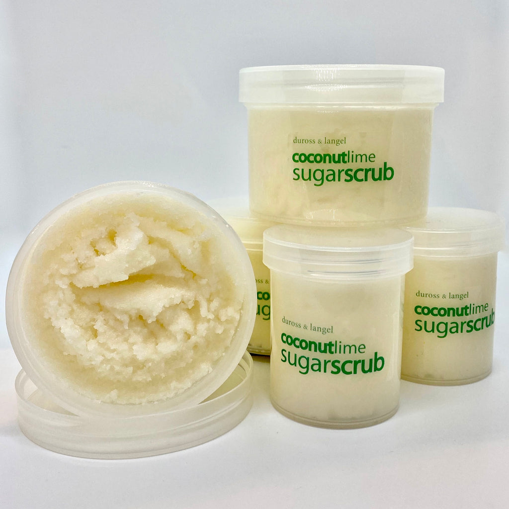 coconut lime sugar scrub