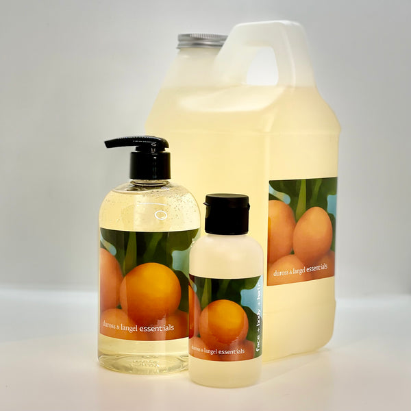valencia orange face + body wash - aromatherapy