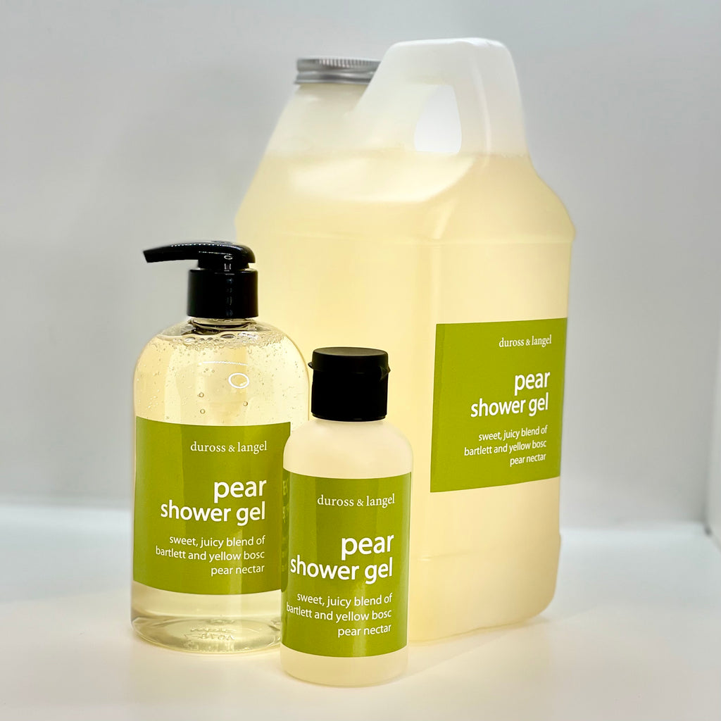 pear shower gel