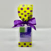 lavender soap stack