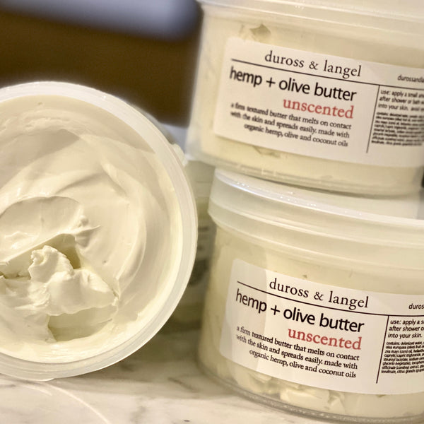 hemp and olive butter