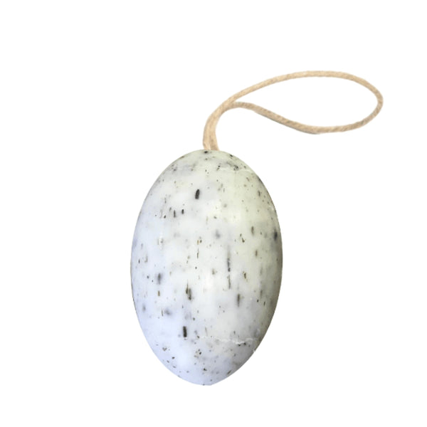 pebble soap on a rope - lavender