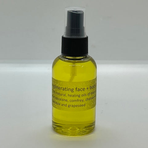 TSA size regenerating face and body dry oil