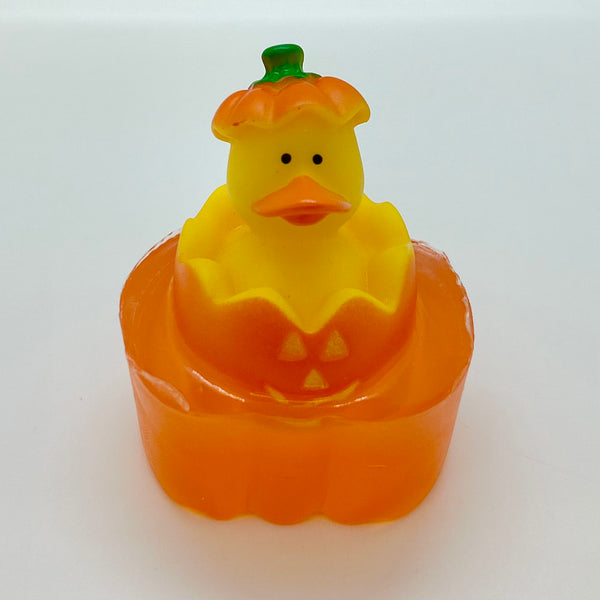 pumpkin duck - halloween soap