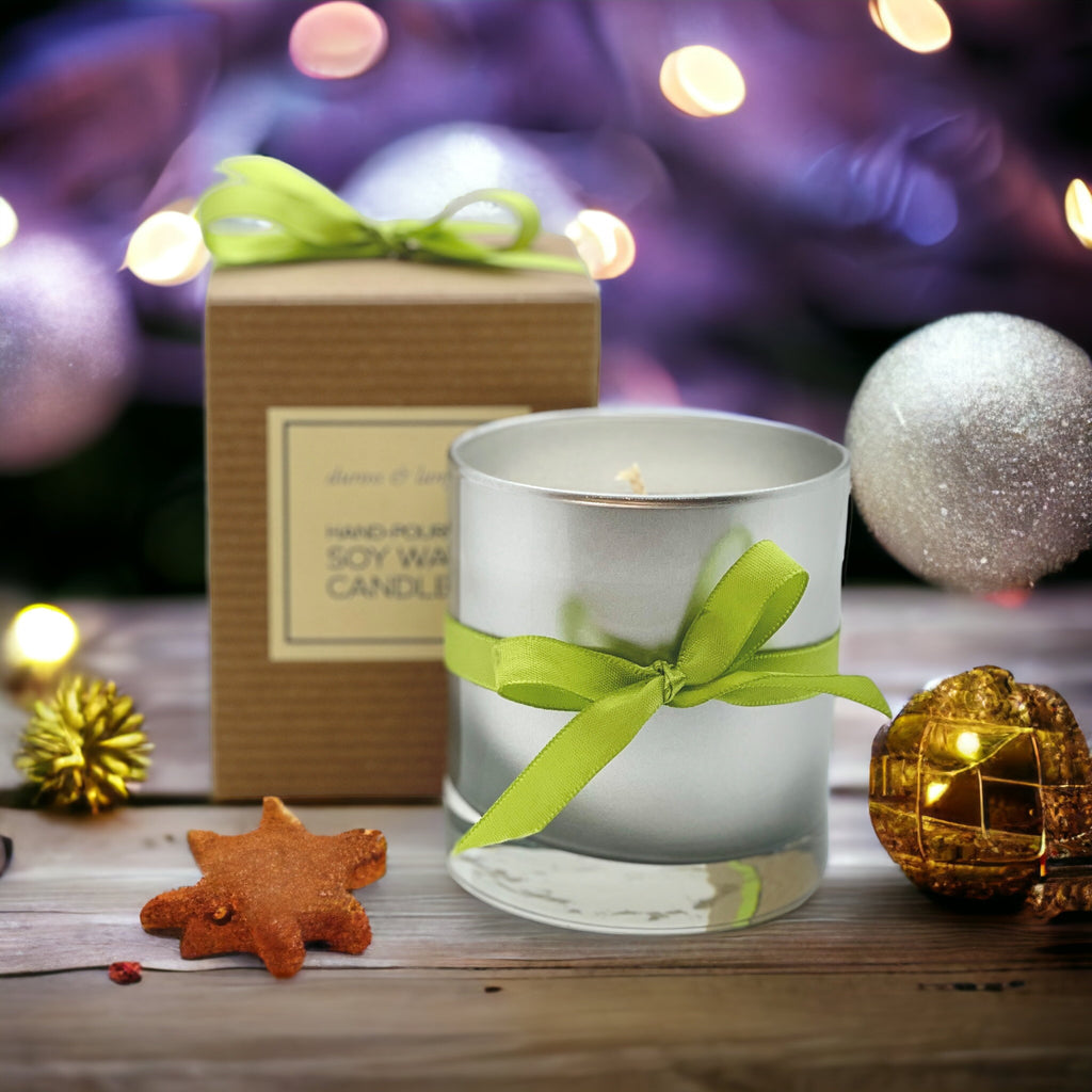 Winter Magnolia and Pine - Holiday Candle