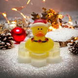 santa + friends toy snowflake soap