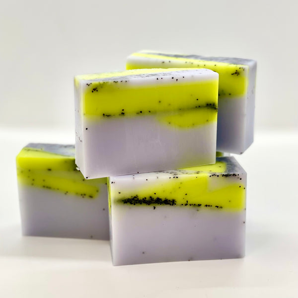 lemon lavender poppy - bar soap