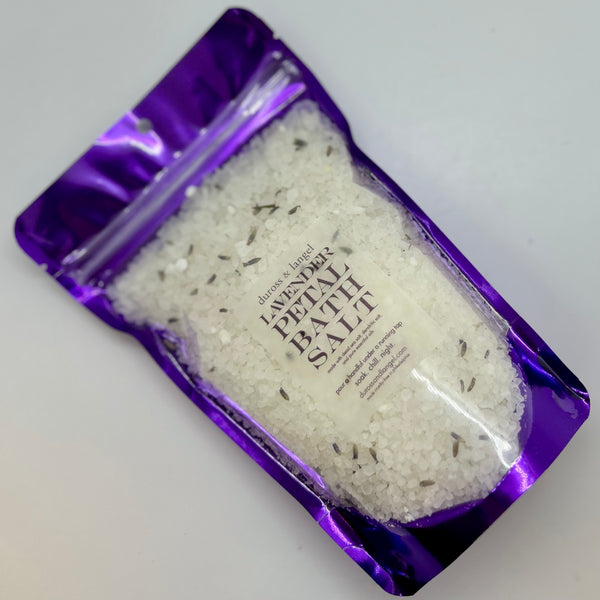 lavender flower bath salts