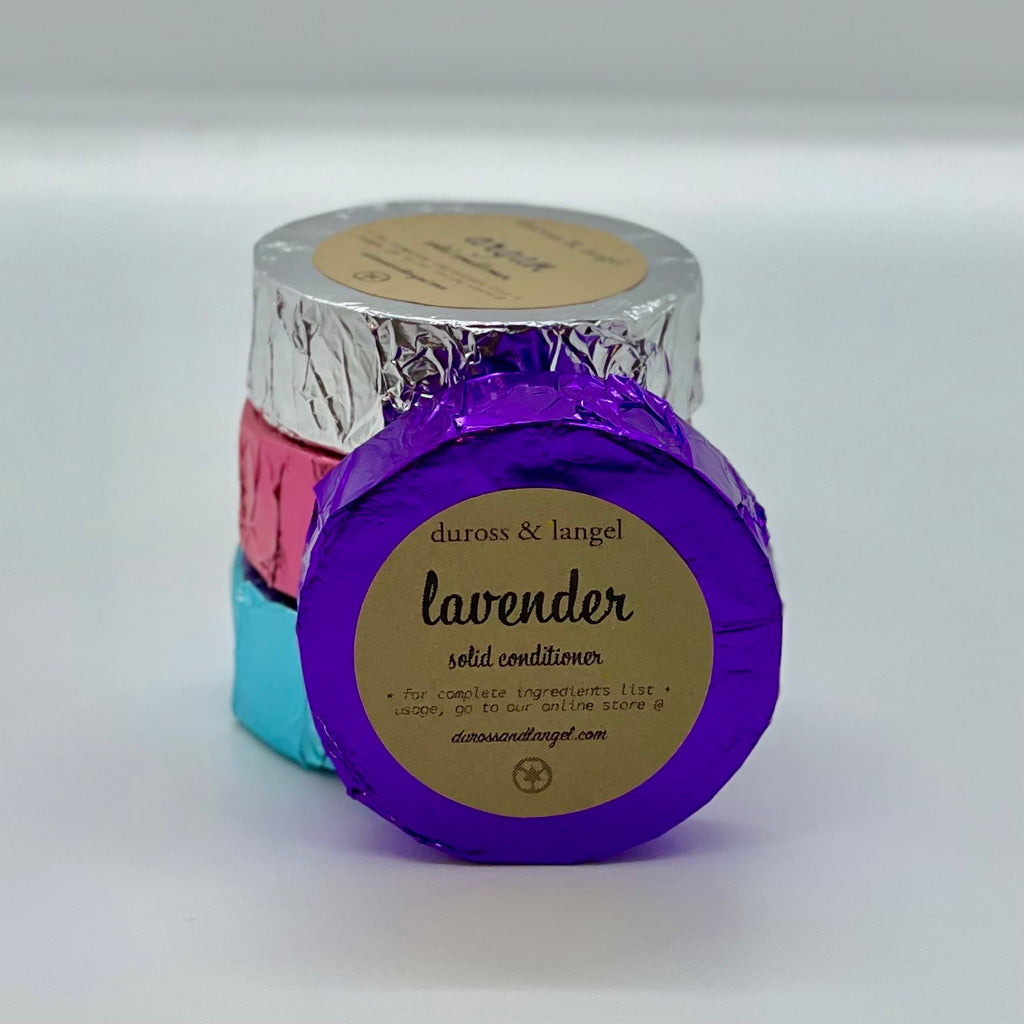 lavender solid conditioner bar