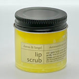 lemon lip scrub