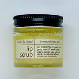 lemon lip scrub