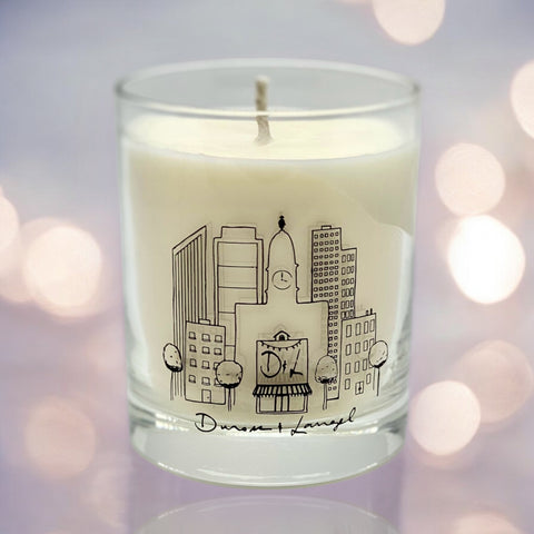 White Currant Candle - Philadelphia Skyline Glass