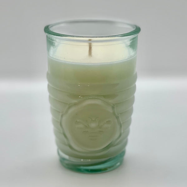Rosemary Mint - Recycled BeeHive Glass Candle