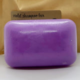 violet solid shampoo bar