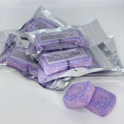 chill pill - lavender shower bombs