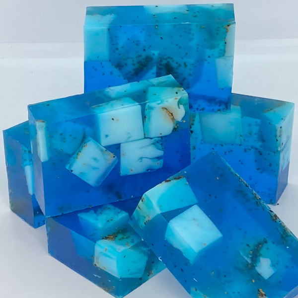 blueberry scrub - bar soap