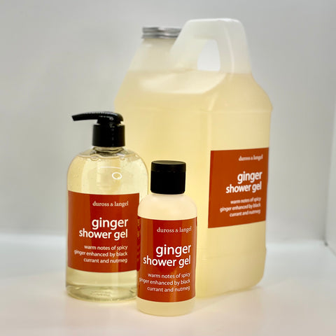 ginger shower gel