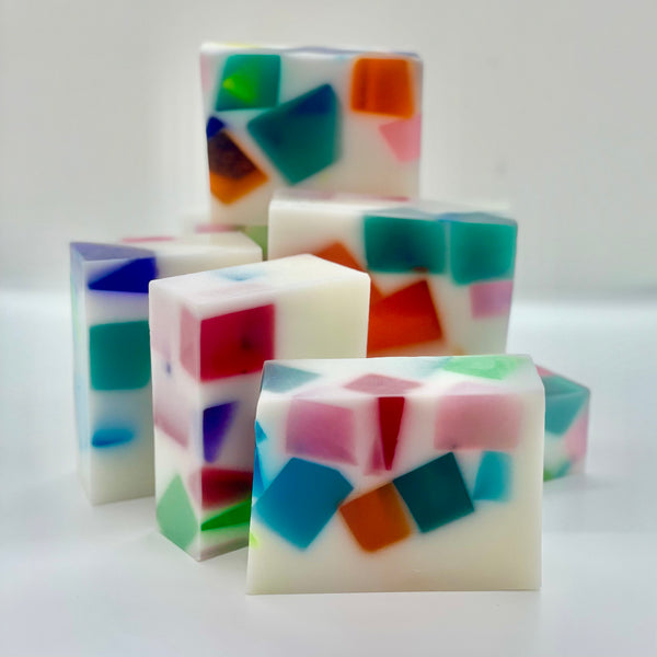 pear mosaic - bar soap