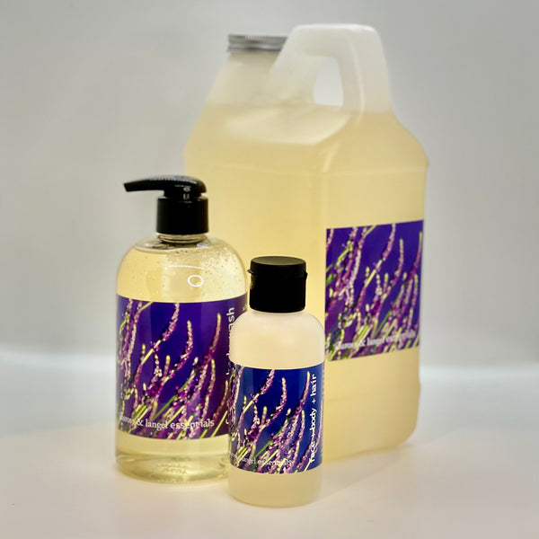 lavender face + body wash - aromatherapy