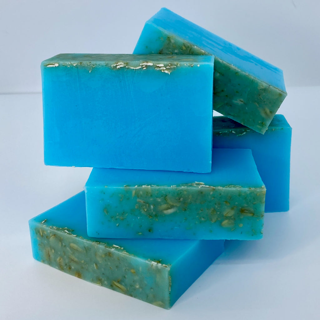 peppermint oatmeal - bar soap
